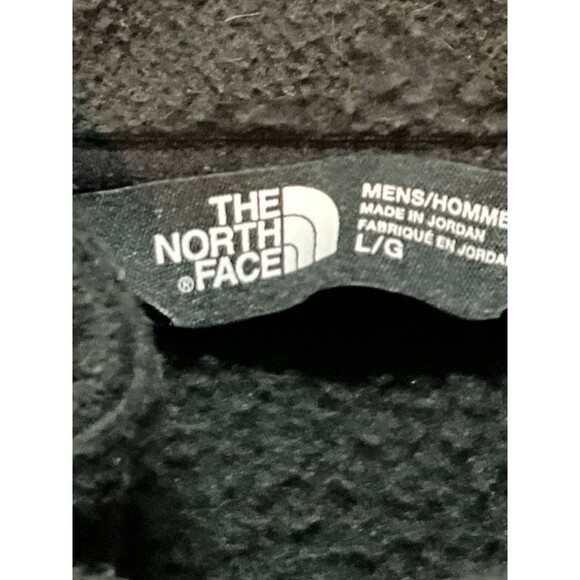 North Face Quarter Zip Up Sweater/Fleece Top Size Large Men’s Logo - Picture 6 of 7